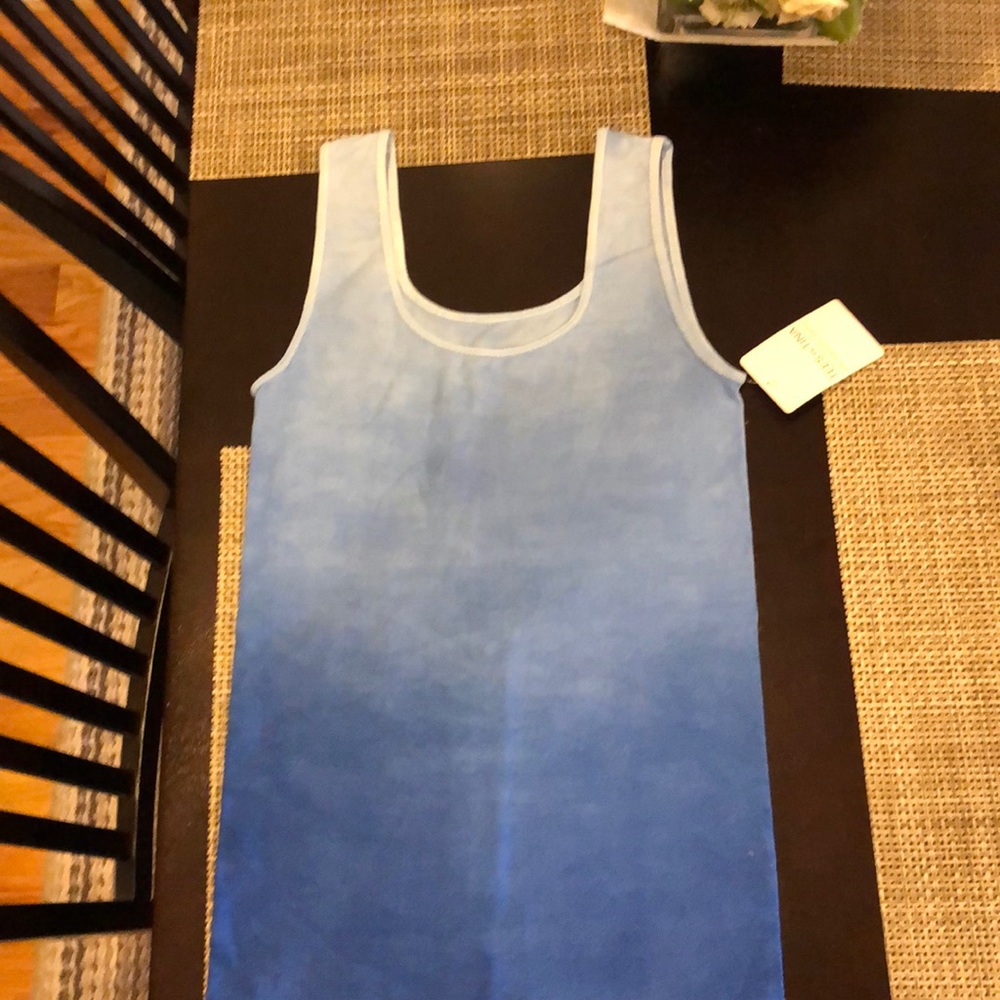 Ombré blue tees by Tina cami